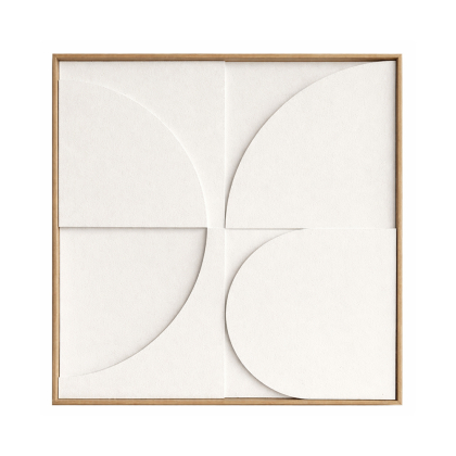 Nura II, Artwork, Natural Oak Frame
