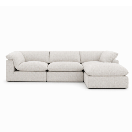 Ofelia, 4-Seater Sofa w/ Ottoman