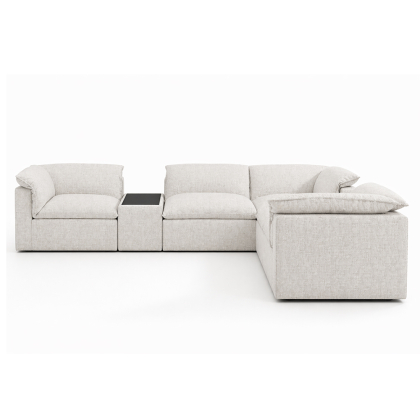 Ofelia, Corner Sofa w/ Side Table