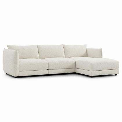 Veda, 3-Seater Sofa w/ Ottoman
