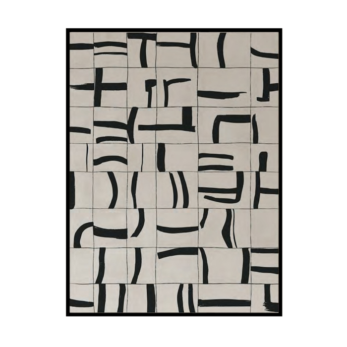 Signal Grid, Artwork, Black Frame