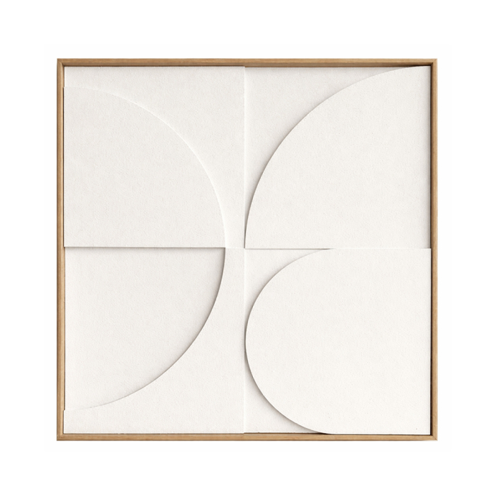 Nura II, Artwork, Natural Oak Frame