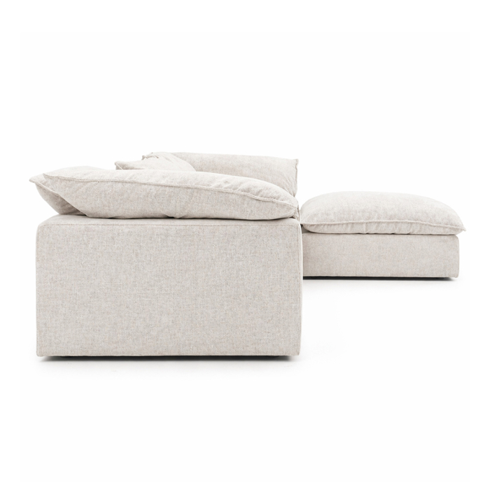 Ofelia, 4-Seater Sofa w/ Ottoman