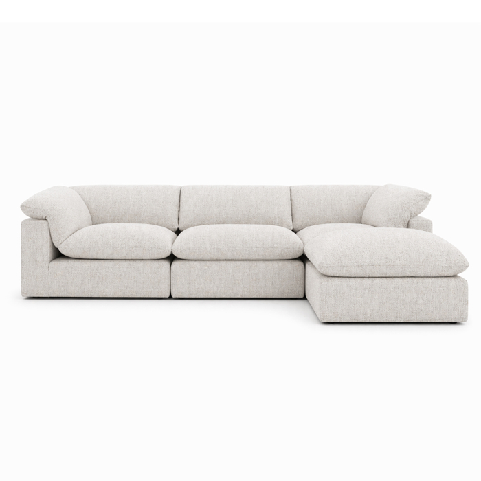 Ofelia, 4-Seater Sofa w/ Ottoman